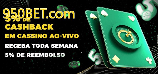 Promoções do cassino ao Vivo 950BET.com